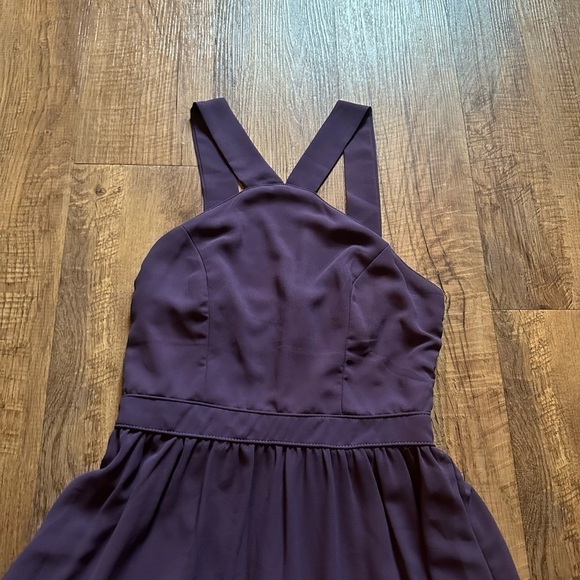 LULU’S Air Of Romance Dusty Purple Maxi Dress - Picture 3 of 4